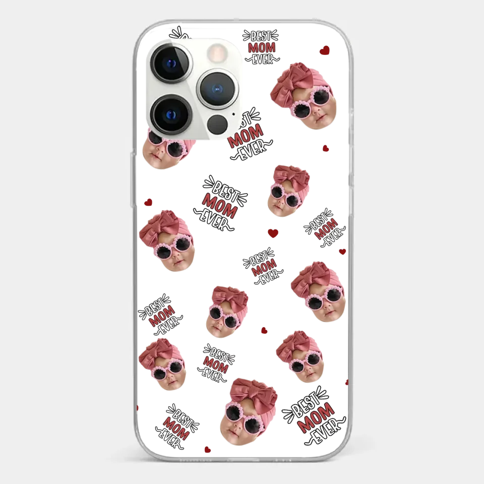 Custom Photo My Favorite People Call Me Grandma - Family Personalized Custom Clear Phone Case - Gift For Mom, Grandma