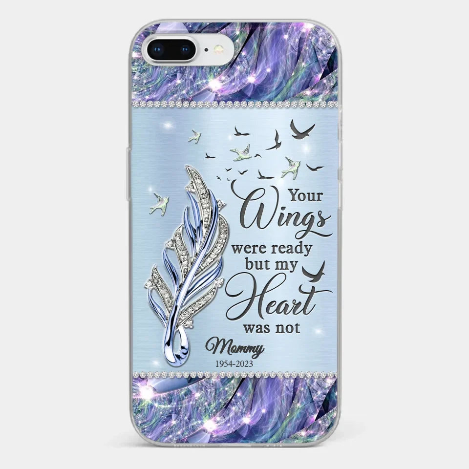 You'll Always Be In My Heart - Memorial Personalized Custom Clear Phone Case - Sympathy Gift For Family Members