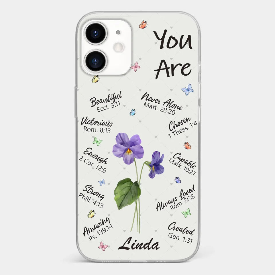 True Friends Are Always Together In Spirit - Bestie Personalized Custom Clear Phone Case - Gift For Best Friends, BFF, Sisters