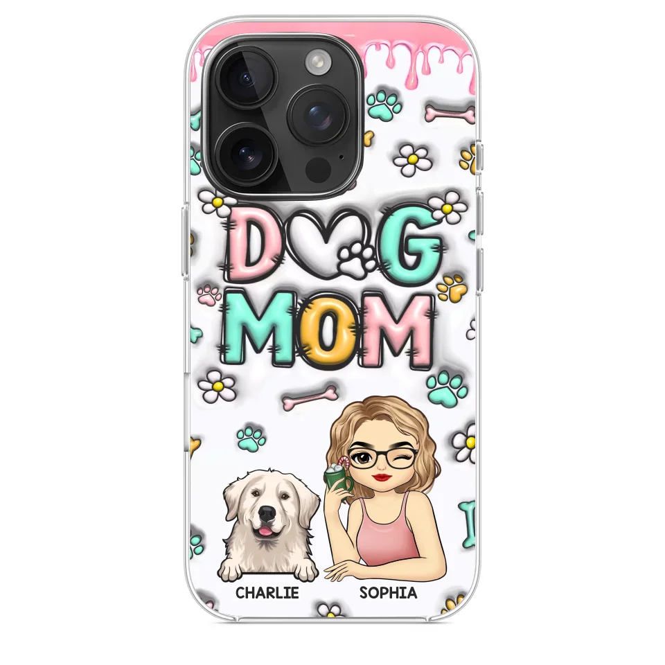 It's Not A Home Without Fur Kids - Dog Personalized Custom 3D Inflated Effect Printed Clear Phone Case - Gift For Pet Owners, Pet Lovers