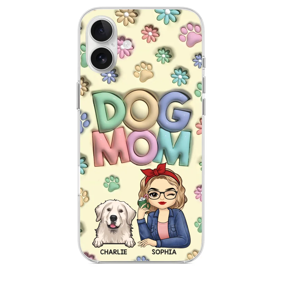 Furry Companions, Loyal Friends Who Bring Endless Joy To Our Lives - Dog & Cat Personalized Custom 3D Inflated Effect Printed Clear Phone Case - Gift For Pet Owners, Pet Lovers