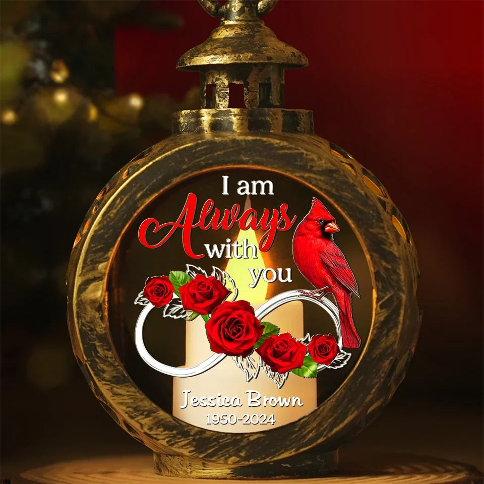 Your Love Surrounds Us - Memorial Personalized Custom Candlelight Lantern Ornament - Sympathy Gift, Christmas Gift For Family Members