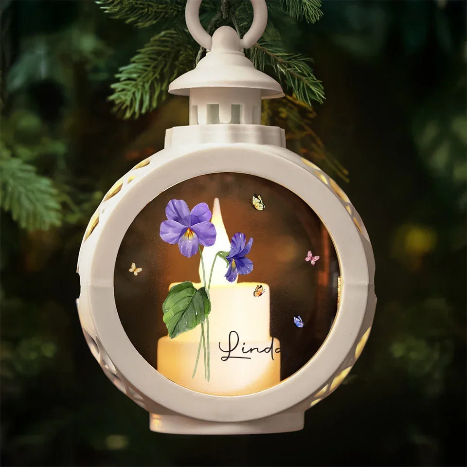 You Live Like A Flower - Bestie Candlelight Lantern Ornament - Christmas Gift For Best Friends, BFF, Sisters