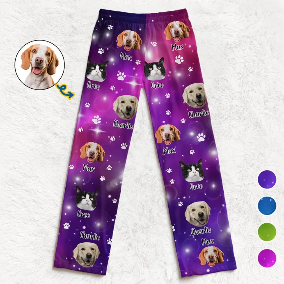 Custom Photo Pets Are Good For The Soul - Dog & Cat Personalized Custom Pajama Pants - Christmas Gift For Pet Owners, Pet Lovers