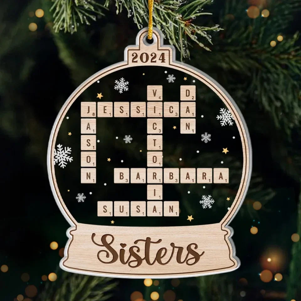 Holiday Season Is Coming - Bestie Personalized Custom Ornament - Acrylic Custom Shaped - Christmas Gift For Best Friends, BFF, Sisters