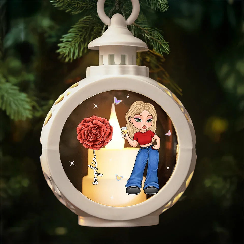Forever My Favorite - Bestie Personalized Custom Candlelight Lantern Ornament - Christmas Gift For Best Friends, BFF, Sisters