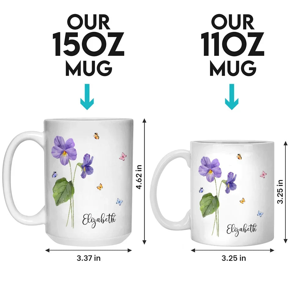 Thank You From The Bottom Of My Heart - Bestie Personalized Custom Mug - Christmas Gift For Best Friends, BFF, Sisters