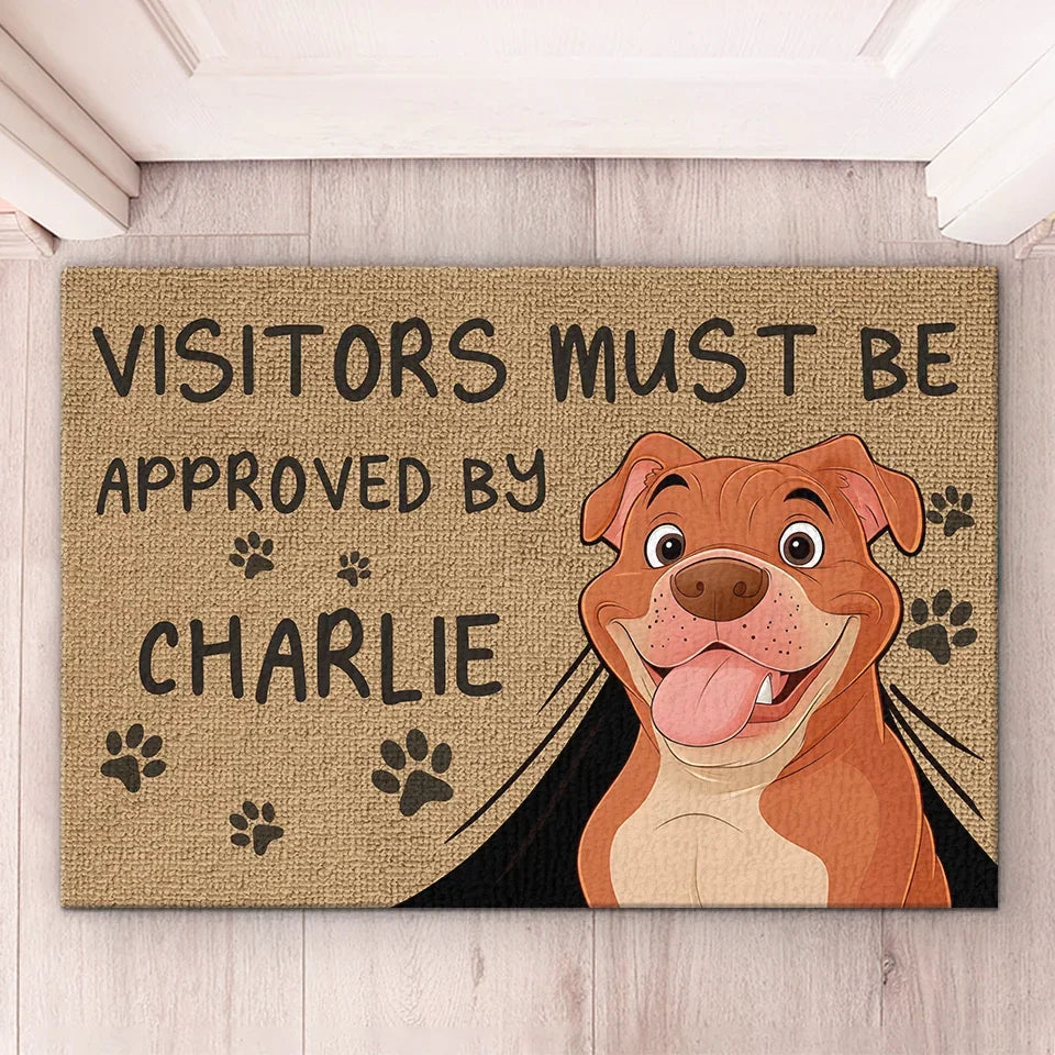 I Work Hard So My Dogs Can Have Nice Things - Dog Personalized Custom Home Decor Decorative Mat - House Warming Gift For Pet Owners, Pet Lovers