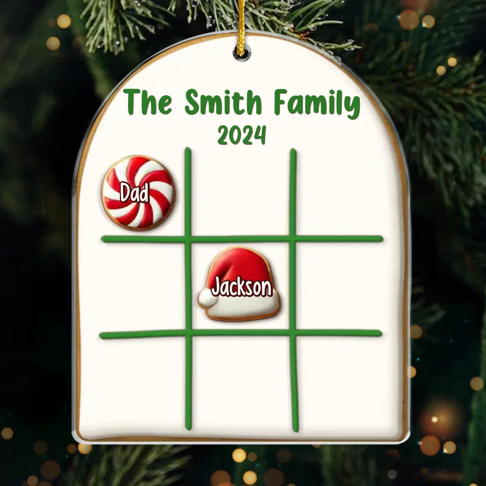 In This Family, We Do Love - Family Personalized Custom Ornament - Acrylic Custom Shaped - Christmas Gift For Family Members