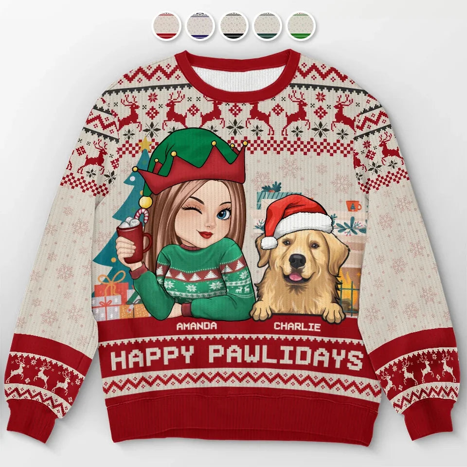 Pets Are Bundles Of Love Wrapped In Fur - Dog & Cat Personalized Custom Ugly Sweatshirt - Unisex Wool Jumper - Christmas Gift For Pet Owners, Pet Lovers