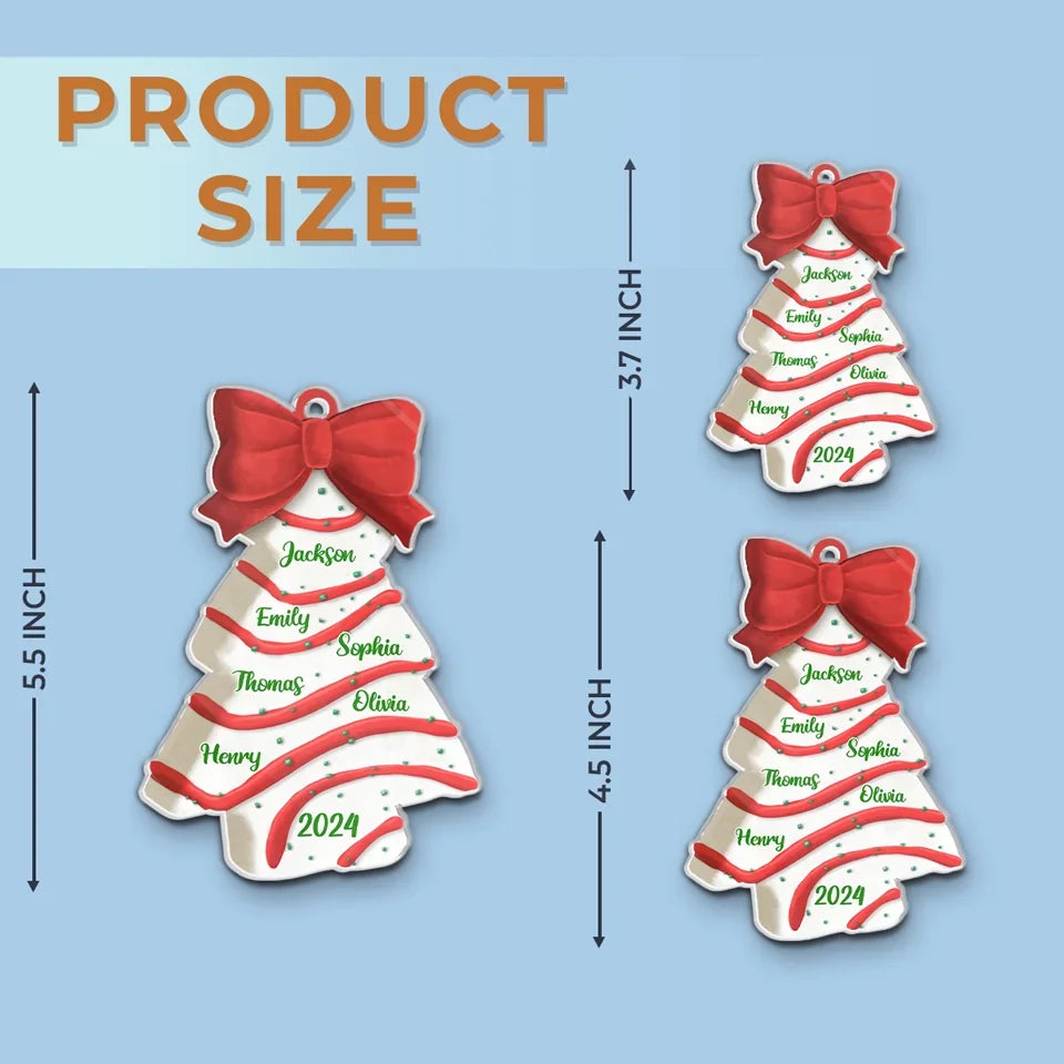 Every Family Has A Story And We Are Writing Ours - Family Personalized Custom Ornament - Acrylic Custom Shaped - New Arrival, Christmas Gift For Family Members AMZ