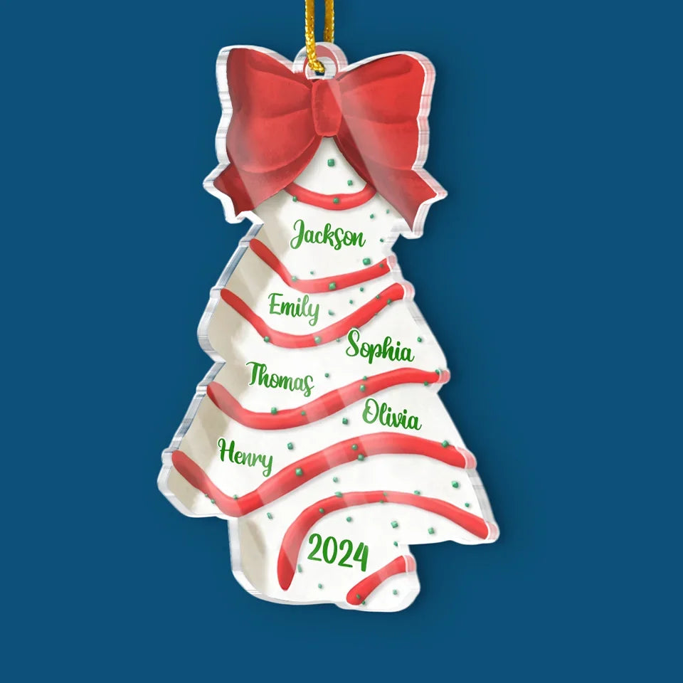 Every Family Has A Story And We Are Writing Ours - Family Personalized Custom Ornament - Acrylic Custom Shaped - New Arrival, Christmas Gift For Family Members AMZ