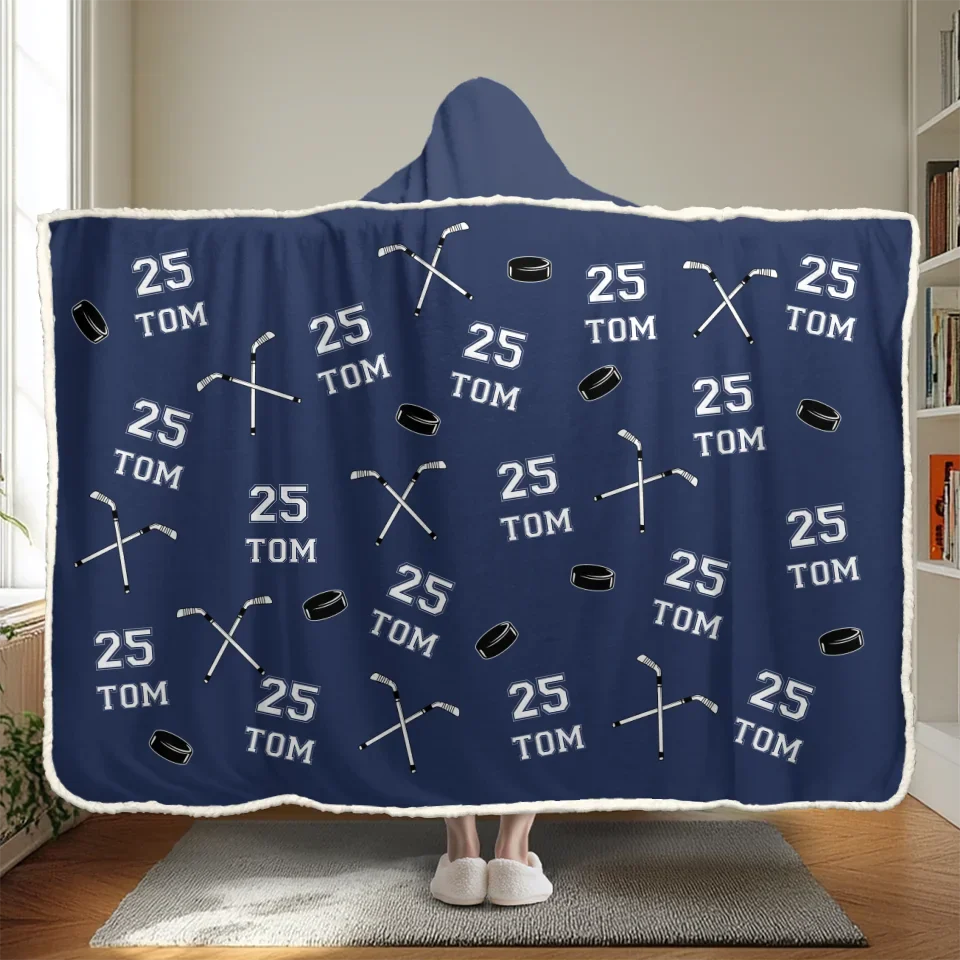 Find Your Fire - Personalized Custom Snuggle Blanket, Hoodie Blanket - Christmas Gift For Sport Lovers, Sport Players