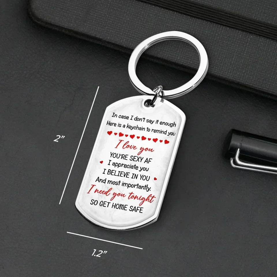 Your Love Is My Greatest Blessing - Couple Personalized Custom Keychain - Christmas Gift For Husband Wife, Anniversary