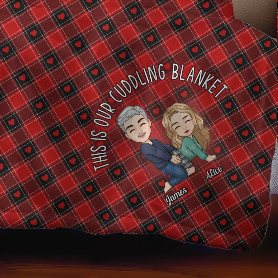 The Best Moments In Life Are The Ones Spent With You - Couple Personalized Custom Blanket - Christmas Gift For Husband Wife, Anniversary