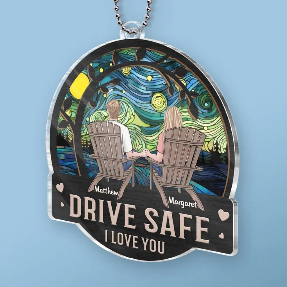 With You, Every Moment Is A Fairytale
- Couple Personalized Custom Car Ornament - Acrylic Custom Shaped - Christmas Gift For Husband Wife, Anniversary
