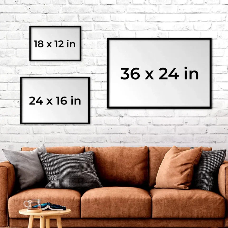 Thank You For Coming Into My Life - Couple Personalized Custom Horizontal Poster - Gift For Husband Wife, Anniversary