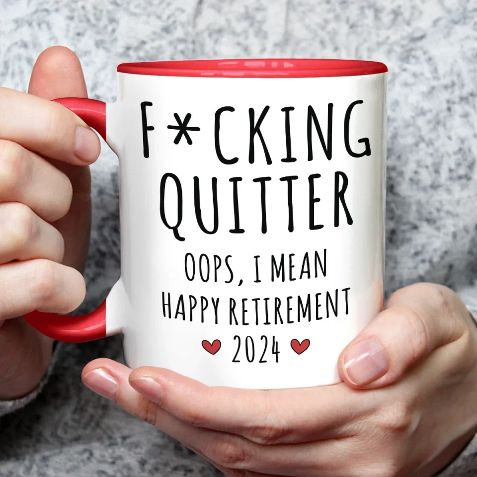 I'm Not Retired, I'm A Professional Relaxer - Coworker Personalized Custom Accent Mug - Christmas Gift, Appreciation, Retirement Gift For Coworkers, Work Friends, Colleagues