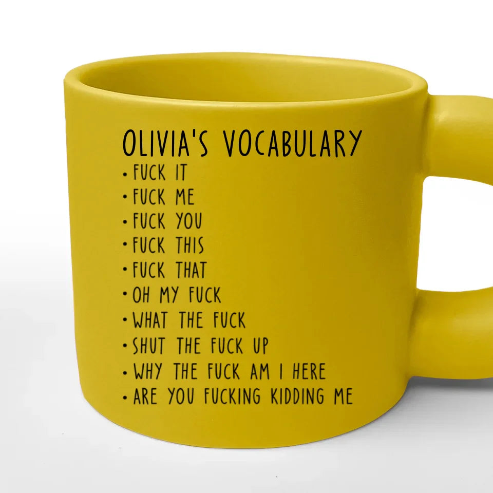Sip, Smile, Repeat - Coworker Personalized Custom Chunky Mug - Gift For Coworkers, Work Friends, Colleagues