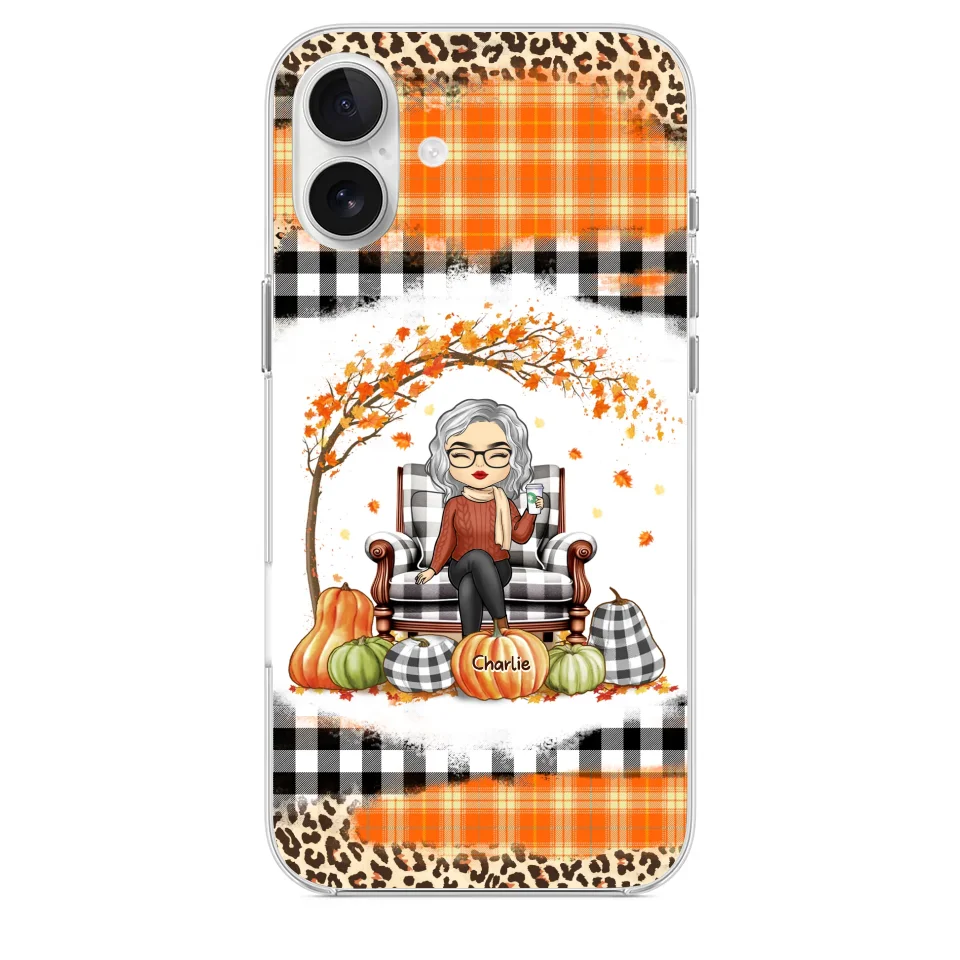 You Are The Epitome Of Awesome - Family Personalized Custom Clear Phone Case - Autumn Fall Gift For Grandma