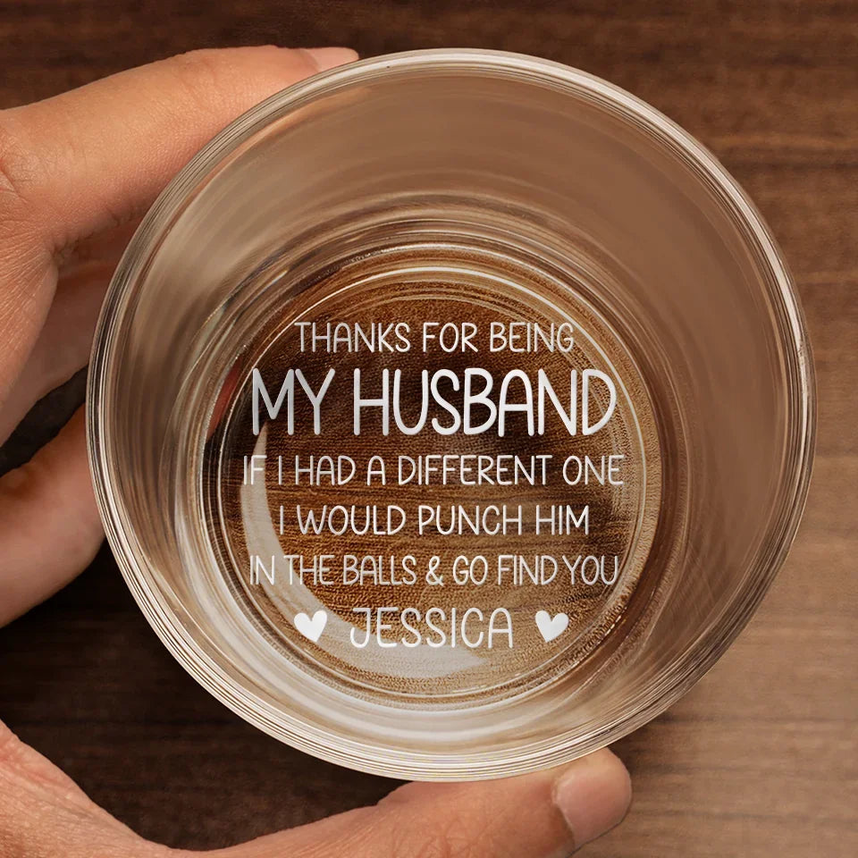 My Favorite Part Of My Day Is You - Couple Personalized Custom Whiskey Glass - Gift For Husband Wife, Anniversary