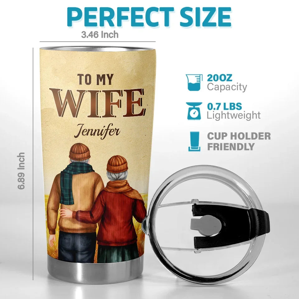 In You, I’ve Found My Home - Couple Personalized Custom Tumbler - Gift For Husband Wife, Anniversary