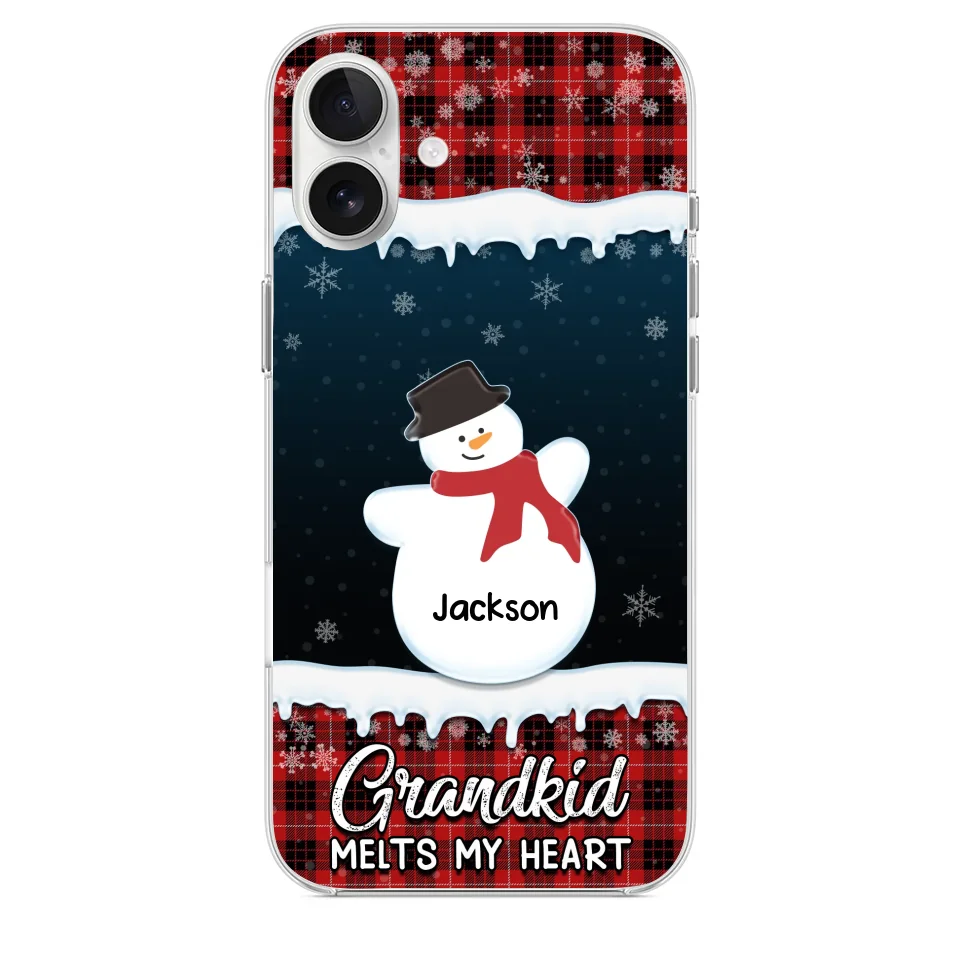 A Special Way To Keep Family Memories Close Every Day - Family Personalized Custom Clear Phone Case - Christmas Gift For Grandma