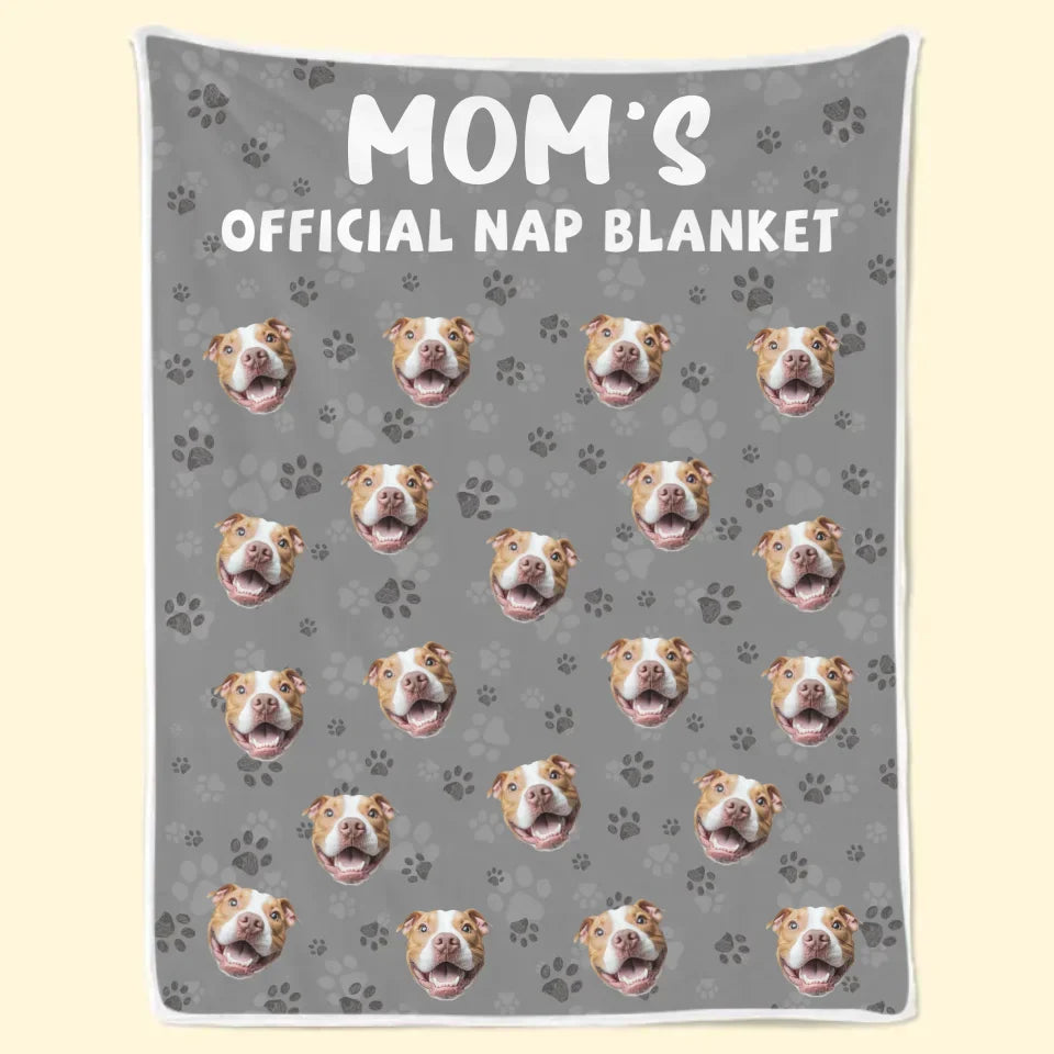 Custom Photo Official Nap Blanket - Dog & Cat Personalized Custom Blanket - Gift For Pet Owners, Pet Lovers