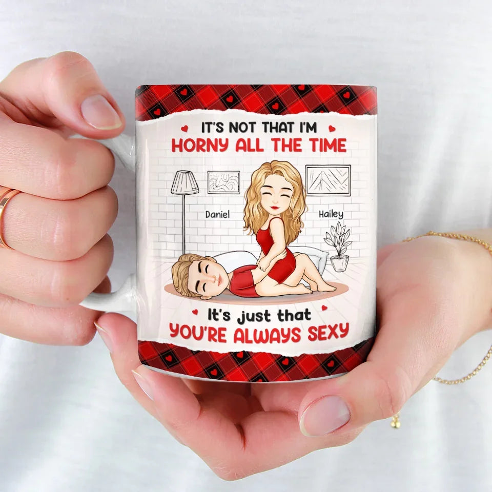 I’m Here For You - Couple Personalized Custom Mug - Gift For Husband Wife, Anniversary