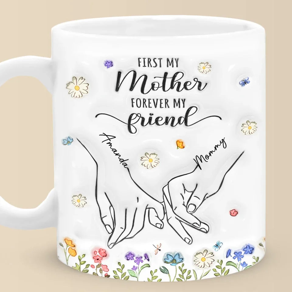 A Mother And Daughter’s Bond Is One Of The Strongest Connections In The World - Family Personalized Custom 3D Inflated Effect Printed Mug - Gift For Mom, Daughter