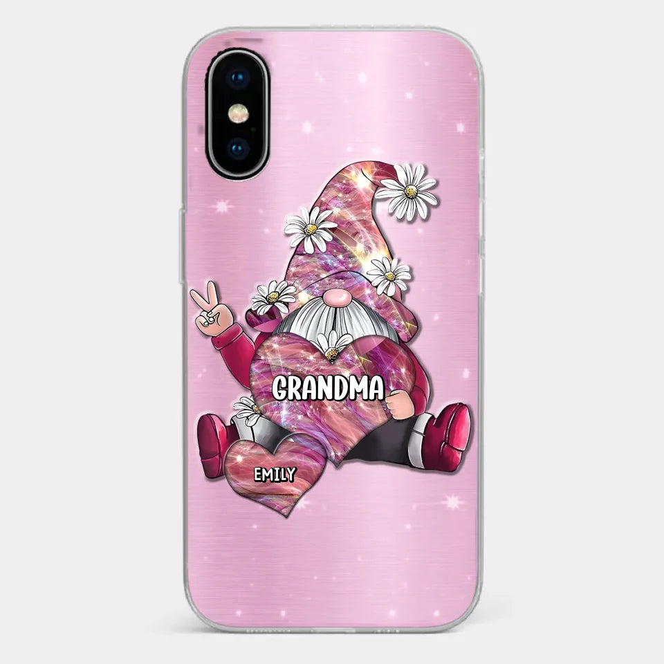 Grandmas Sprinkle Love Like Fairy Dust, Making Everything Magical - Family Personalized Custom Clear Phone Case - Gift For Mom, Grandma