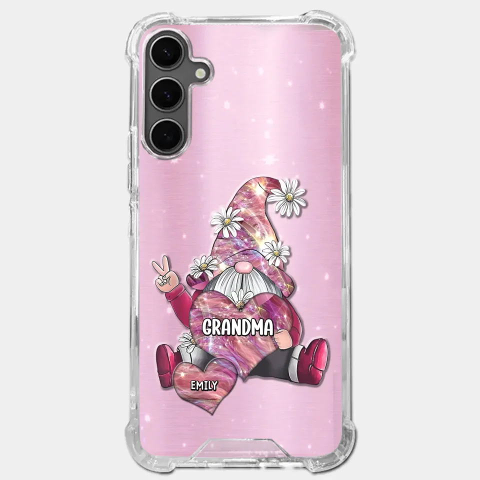 Grandmas Sprinkle Love Like Fairy Dust, Making Everything Magical - Family Personalized Custom Clear Phone Case - Gift For Mom, Grandma