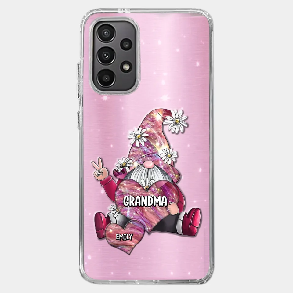 Grandmas Sprinkle Love Like Fairy Dust, Making Everything Magical - Family Personalized Custom Clear Phone Case - Gift For Mom, Grandma