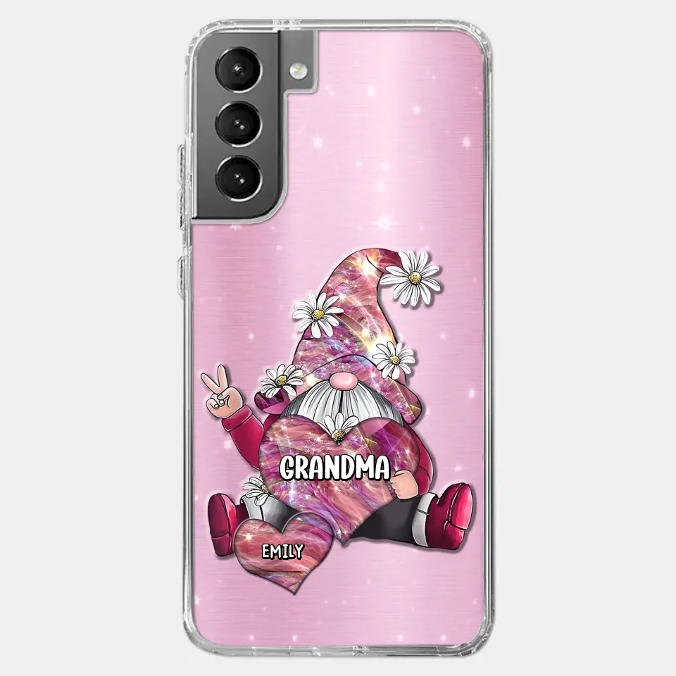 Grandmas Sprinkle Love Like Fairy Dust, Making Everything Magical - Family Personalized Custom Clear Phone Case - Gift For Mom, Grandma