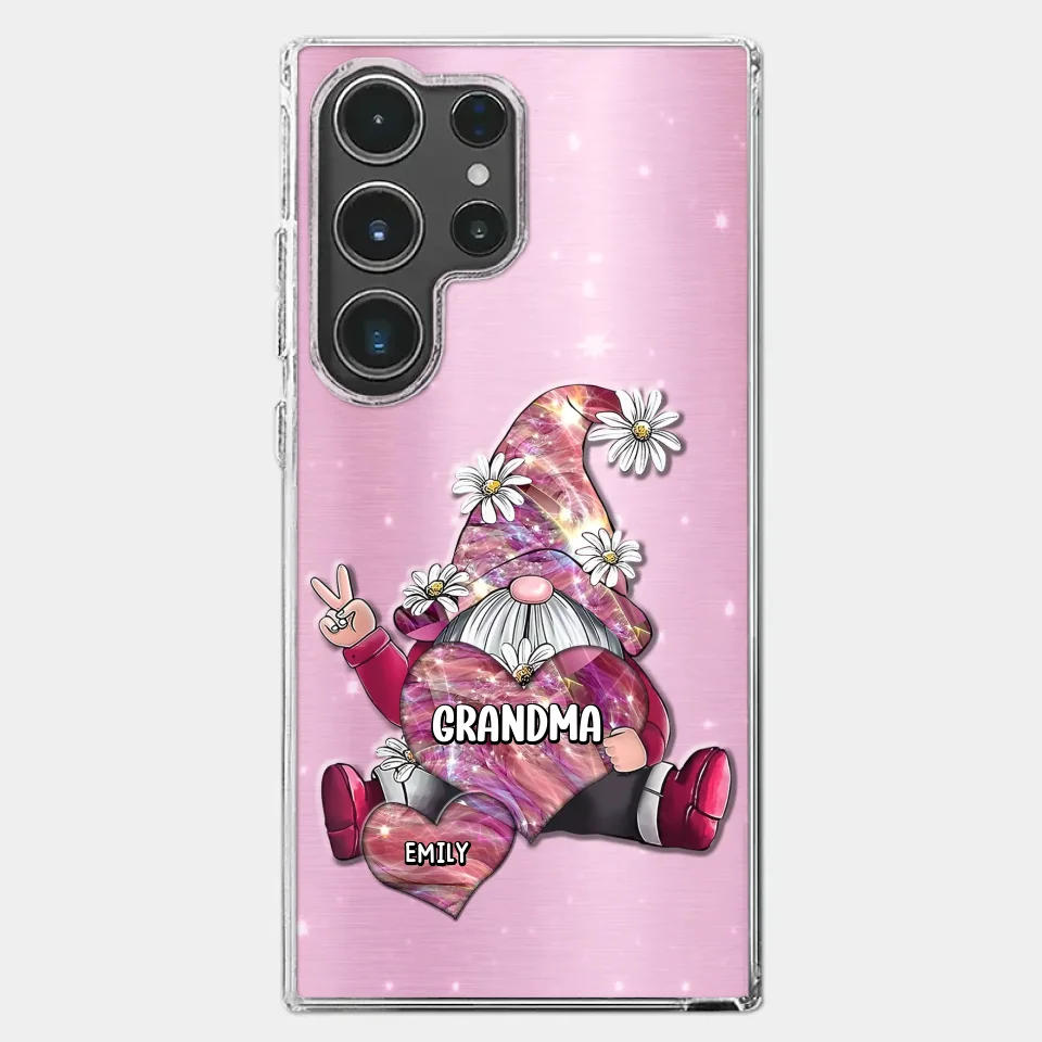 Grandmas Sprinkle Love Like Fairy Dust, Making Everything Magical - Family Personalized Custom Clear Phone Case - Gift For Mom, Grandma