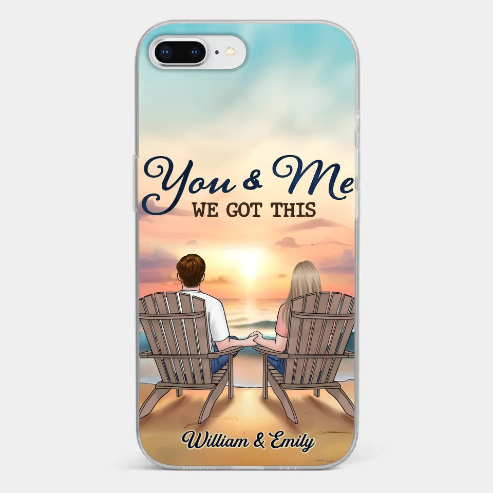 When It’s You And Me, Nothing Else Matters - Couple Personalized Custom Clear Phone Case - Gift For Husband Wife, Anniversary