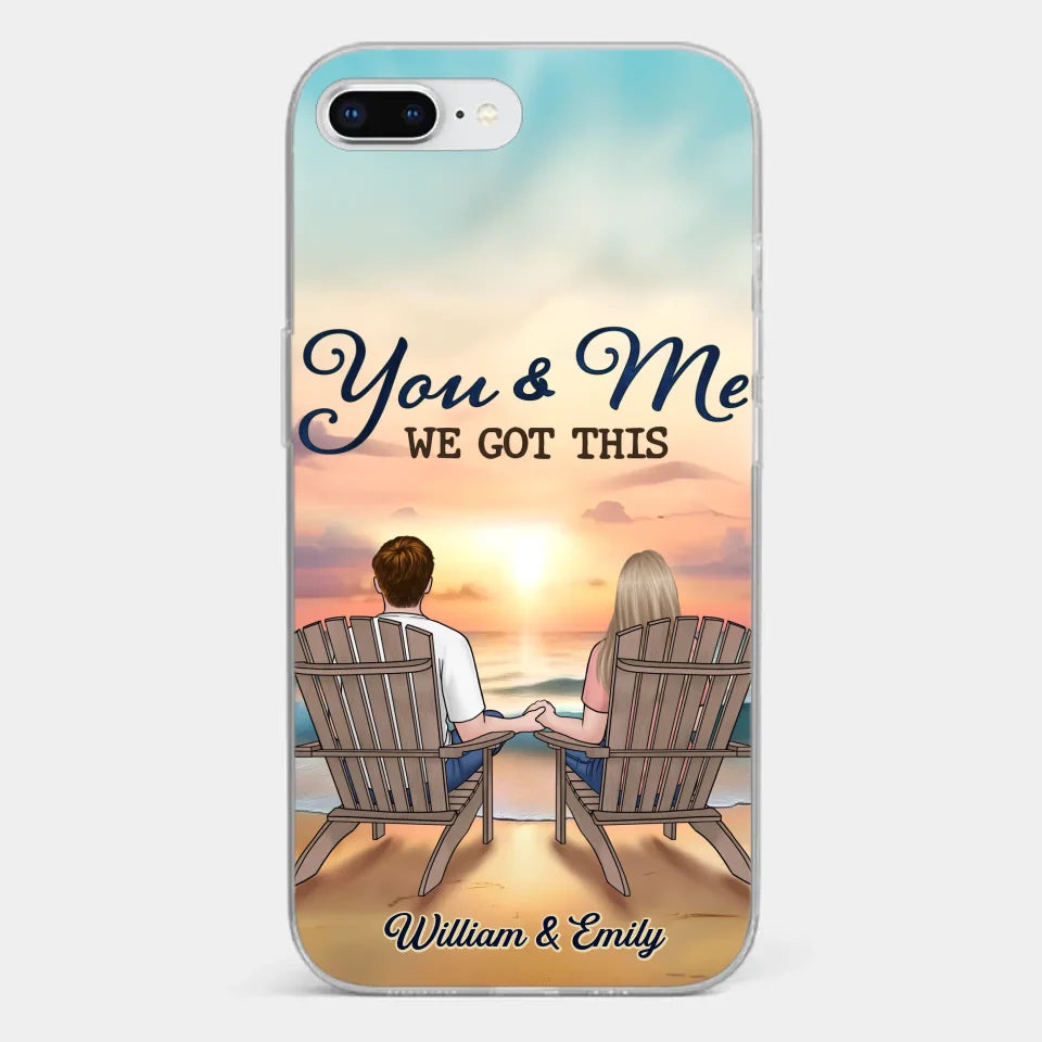 When It’s You And Me, Nothing Else Matters - Couple Personalized Custom Clear Phone Case - Gift For Husband Wife, Anniversary