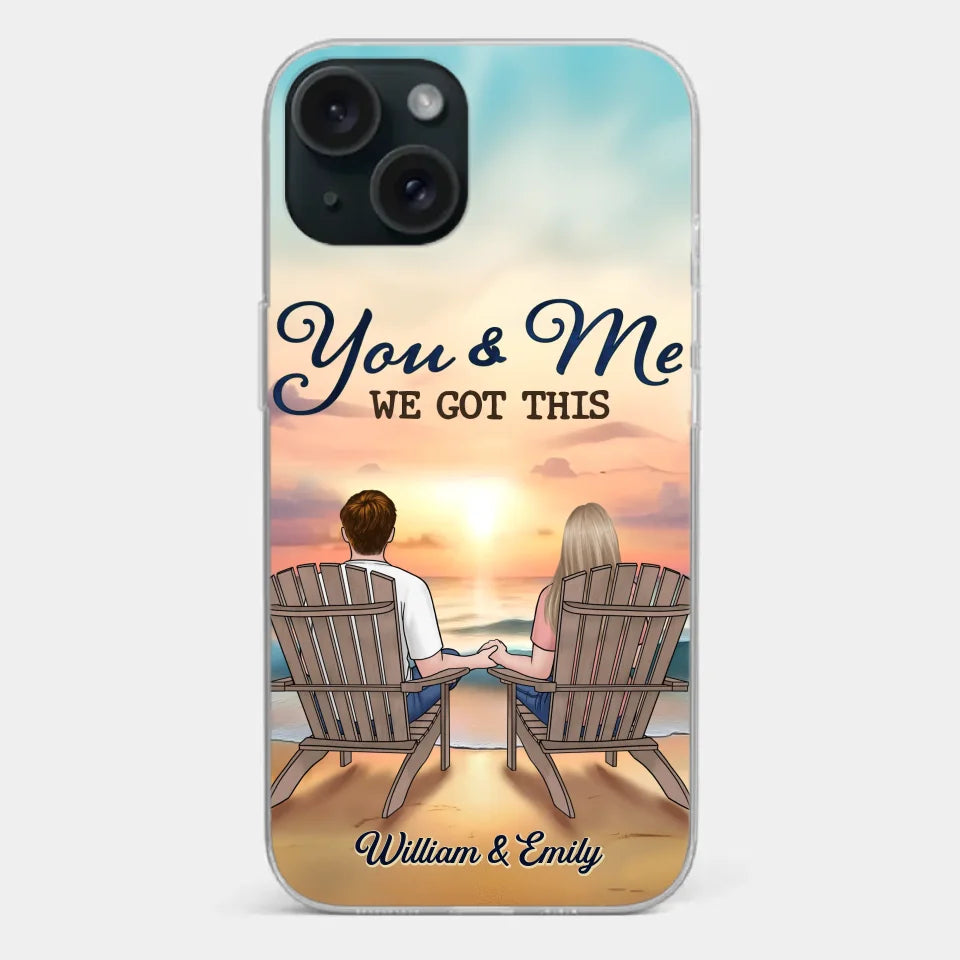 When It’s You And Me, Nothing Else Matters - Couple Personalized Custom Clear Phone Case - Gift For Husband Wife, Anniversary
