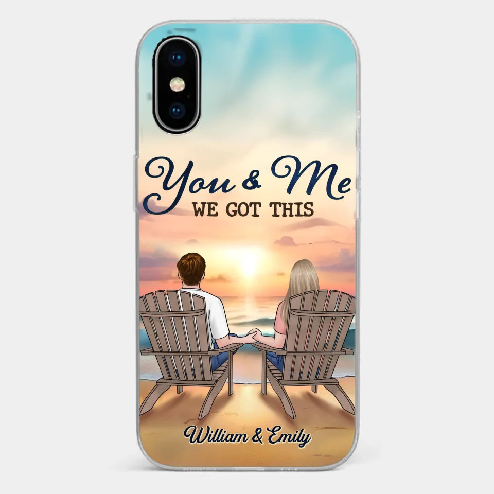 When It’s You And Me, Nothing Else Matters - Couple Personalized Custom Clear Phone Case - Gift For Husband Wife, Anniversary