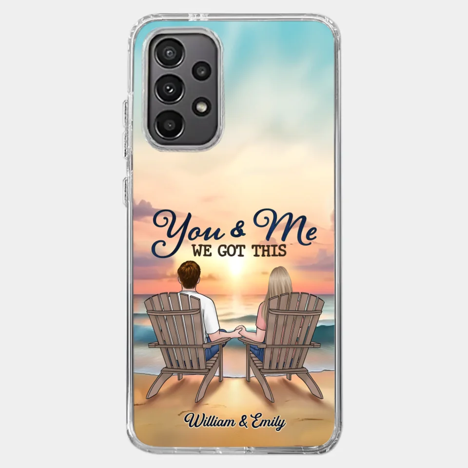 When It’s You And Me, Nothing Else Matters - Couple Personalized Custom Clear Phone Case - Gift For Husband Wife, Anniversary