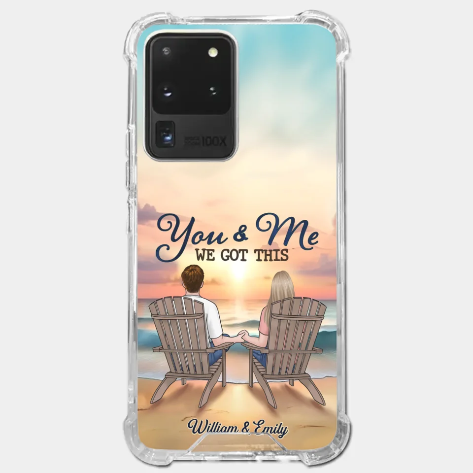 When It’s You And Me, Nothing Else Matters - Couple Personalized Custom Clear Phone Case - Gift For Husband Wife, Anniversary