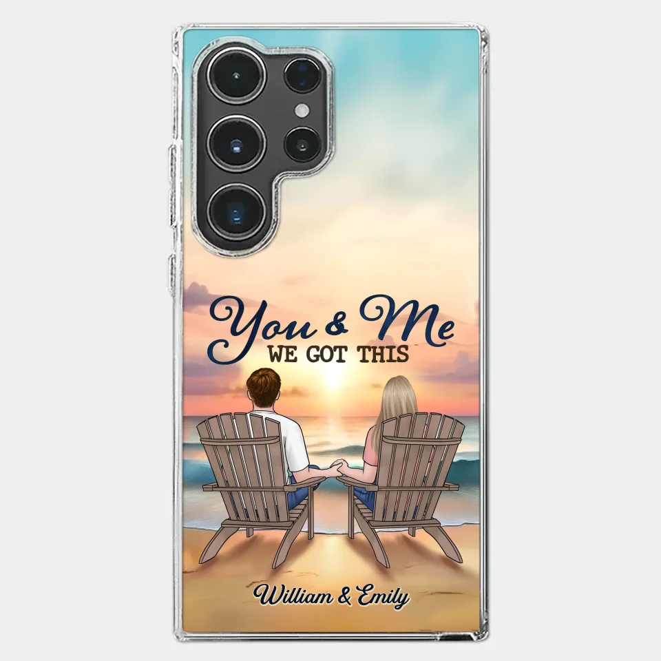 When It’s You And Me, Nothing Else Matters - Couple Personalized Custom Clear Phone Case - Gift For Husband Wife, Anniversary