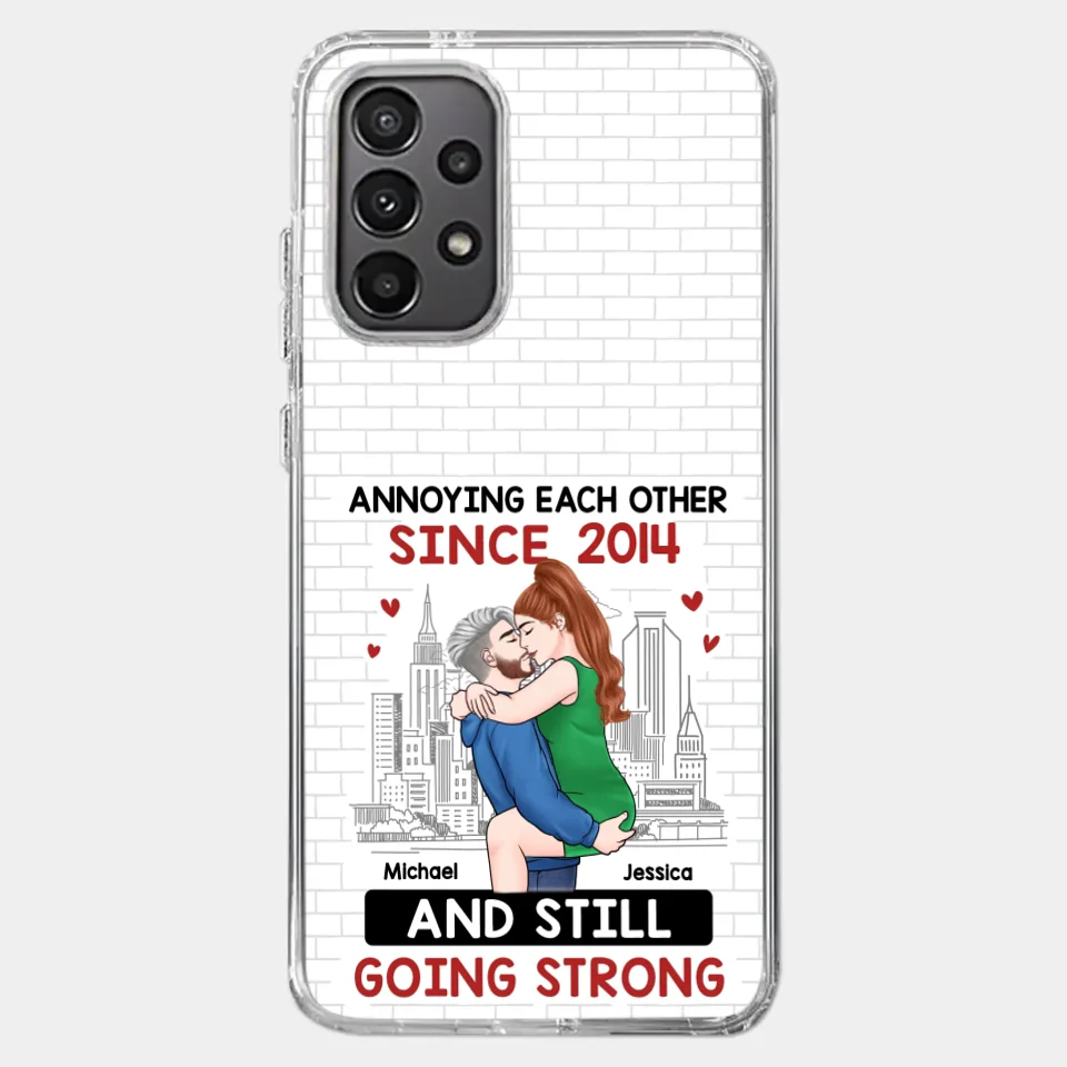 Destiny Made Us A Couple But Love Made Us Forever Together - Couple Personalized Custom Clear Phone Case - Gift For Husband Wife, Anniversary