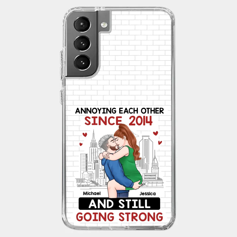 Destiny Made Us A Couple But Love Made Us Forever Together - Couple Personalized Custom Clear Phone Case - Gift For Husband Wife, Anniversary