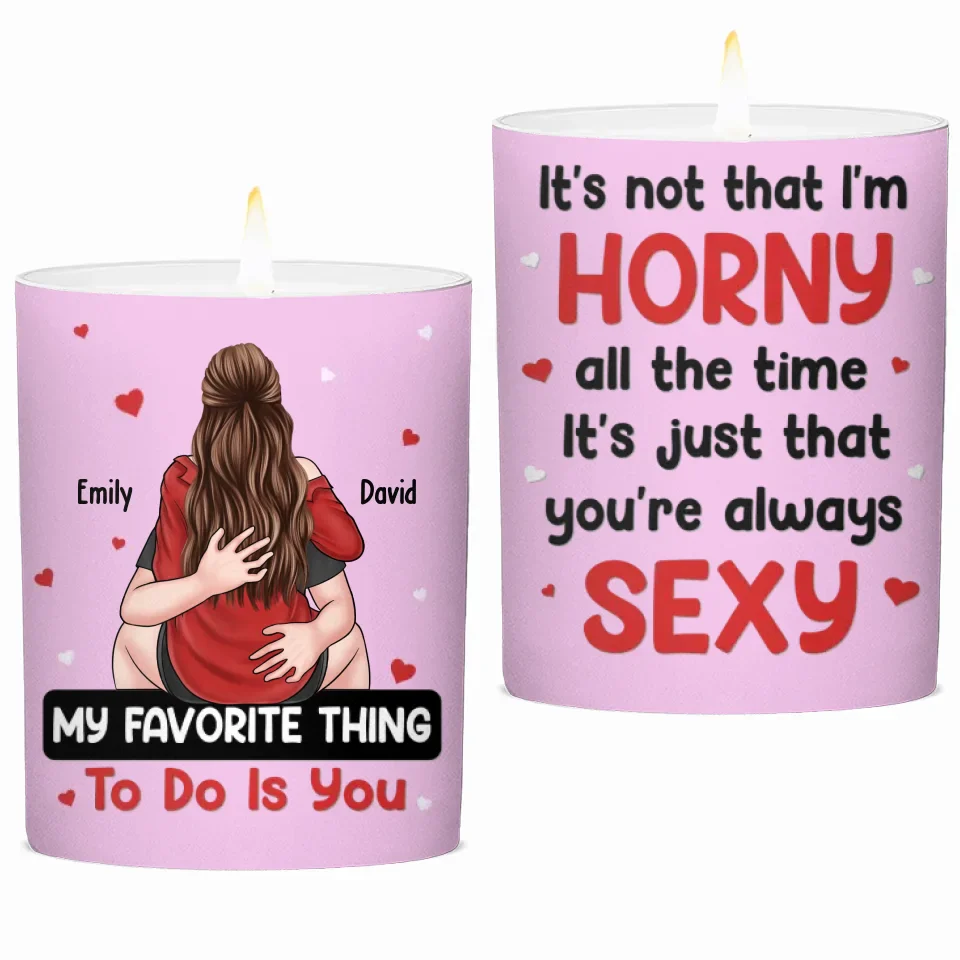 I Love You Today, Tomorrow, Forever - Couple Personalized Custom Smokeless Scented Candle - Gift For Husband Wife, Anniversary