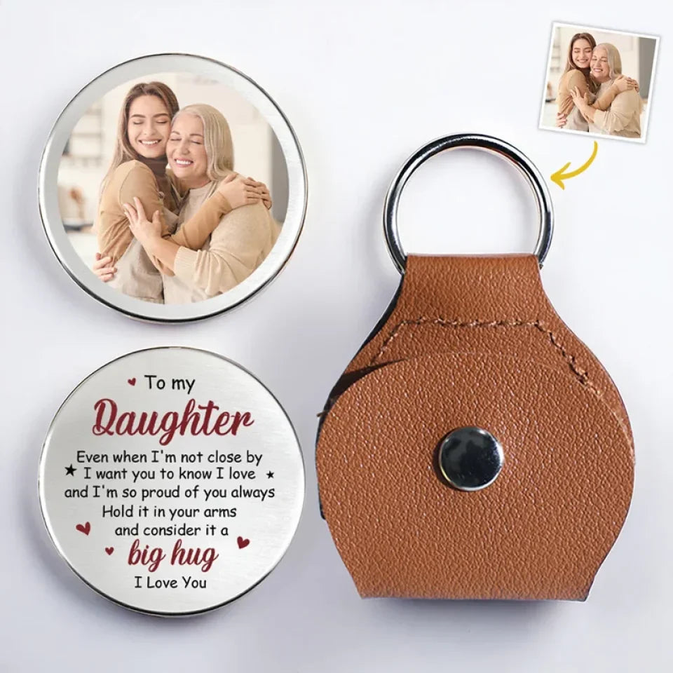 Custom Photo Pocket Hug - Personalized Birthday Gifts For Son, Daughter, Grandson, Granddaughter - I Love You And I’m So Proud Of You