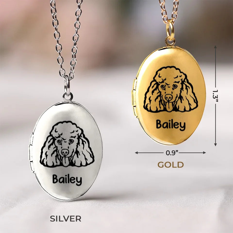 Custom Photo You're Always On My Mind - Memorial Personalized Custom Locket Necklace - Sympathy Gift For Pet Owners, Pet Lovers