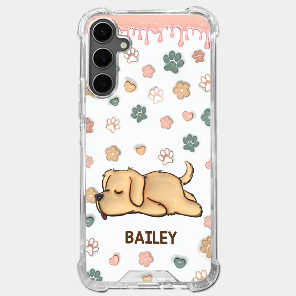 The Love Of A Pet Is Unconditional - Dog & Cat Personalized Custom 3D Inflated Effect Printed Clear Phone Case - Gift For Pet Owners, Pet Lovers
