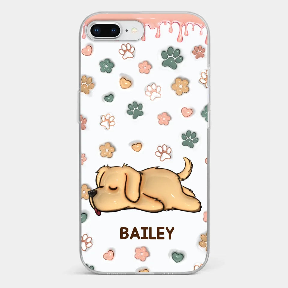 The Love Of A Pet Is Unconditional - Dog & Cat Personalized Custom 3D Inflated Effect Printed Clear Phone Case - Gift For Pet Owners, Pet Lovers