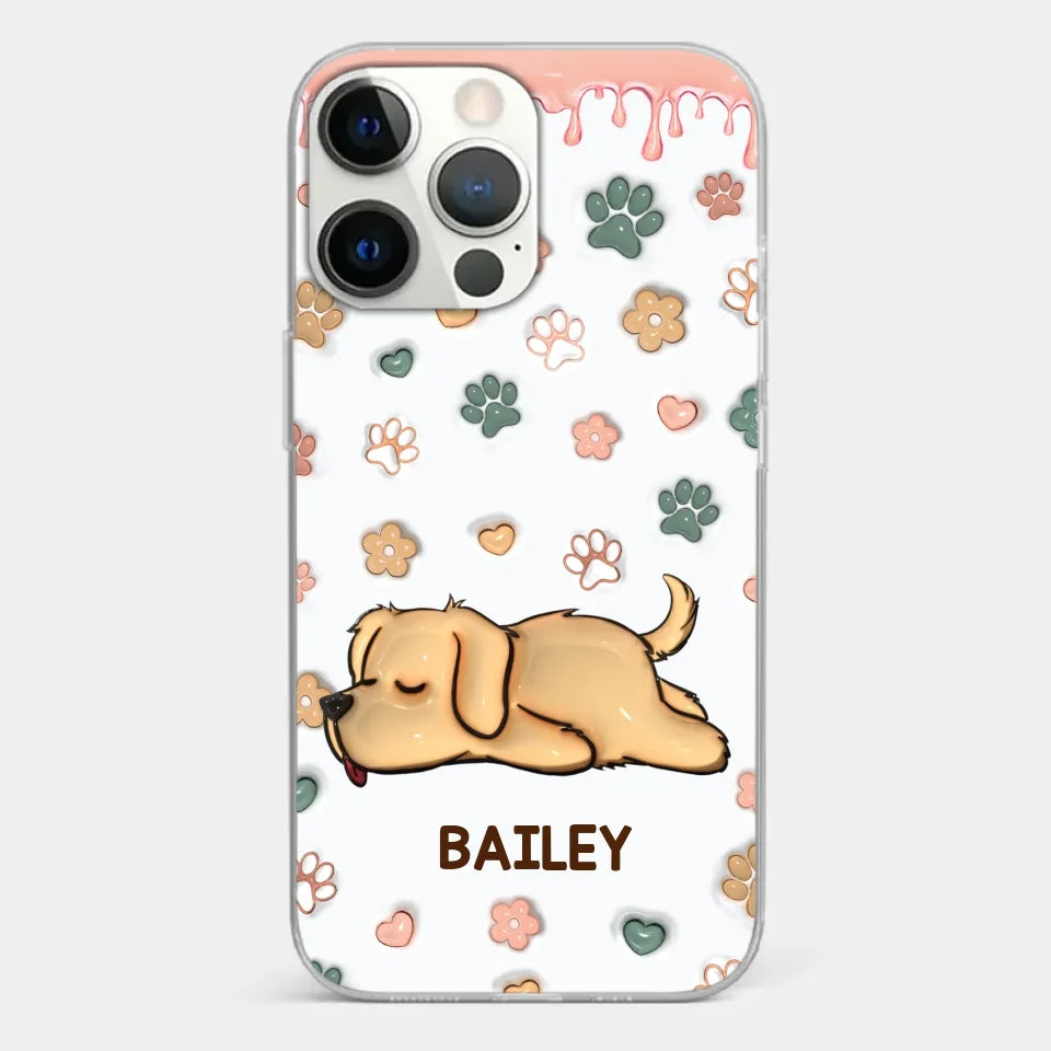 The Love Of A Pet Is Unconditional - Dog & Cat Personalized Custom 3D Inflated Effect Printed Clear Phone Case - Gift For Pet Owners, Pet Lovers